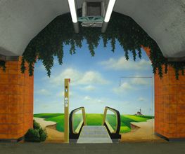 Illusionsmalerei Berliner Platz - Essen