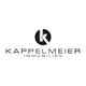 Logo von Kappelmeier Immobilien: Schwarzer Kreis mit K, darunter Firmenname in Schwarz auf Weiß.