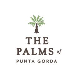 Logo with a palm tree design reads "The Palms of Punta Gorda."