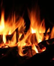 Infrarotheizung Design Kaminfeuer