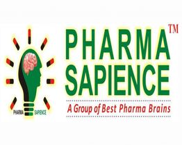 Bright logo with a head, brain, lightbulb, arrows. Text: "PHARMA SAPIENCE - A Group of Best Pharma Brains."