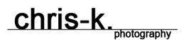 Textlogo mit "chris-k." und "photography" darunter.