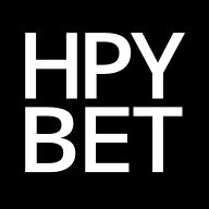 Text "HPY BET" in weiß auf schwarzem Hintergrund.