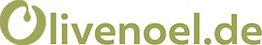 Grünes Logo mit Text "olivenoel.de" und einem stilisierten Olivenmotiv links.