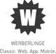 Logo mit großem "W", darunter "WERBERLINGE" und Text: "Classic. Web. App. Mobile."