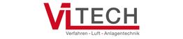 Logo von VLTECH mit Slogan "Verfahren - Luft - Anlagentechnik" in Grau und Rot.