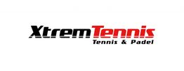 Logo de Xtrem Tennis con texto "Tennis & Padel" en fondo blanco.