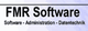FMR Software Logo: Software, Administration, Datentechnik.