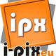 Logo mit orangefarbenem Quadrat und Schrift "i-pix.eu - Ein Auge für Kreativität!".