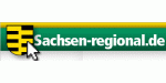 Logo der Website Sachsen-regional.de mit einem gelben Wappen links und grünem Schriftzug.