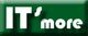 Weiße Schrift auf grünem Hintergrund: "IT's more".