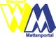 Logo mit gelben "W" und blauem "M". Text: "Wearwell Mattenportal".