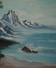 Berge am Meer