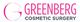 Logo of Greenberg Cosmetic Surgery with stylized "G" in pink and bold text in pink and gray.