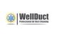 Logo of WellDuct, featuring a sun and snowflake, with "Professional Air Duct Cleaning" text.