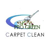 Pro Green Carpet Clean logo with a carpet cleaner and green text elements.