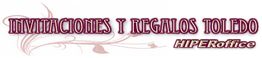 Texto decorativo: "Invitaciones y Regalos Toledo HIPERoffice".