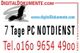 DigitalDokumente.com Logo mit Adler, 7 Tage PC Notdienst, Tel. 0160 9654 4900.