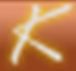 Unklarer, leuchtender Schriftzug auf braunem Hintergrund.