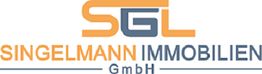 Logo von Singelmann Immobilien mit dem Schriftzug "SGL" in Orange und Grau.