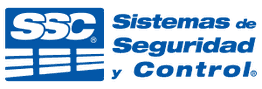 Logo azul con texto: "SSC Sistemas de Seguridad y Control".