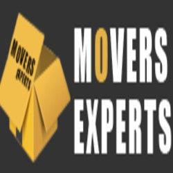 Yellow box icon with "Movers Experts" text on a dark background.