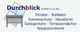 Logo von Durchblick GmbH & Co. KG mit Produkten: Fenster, Rolläden, Sonnenschutz, und mehr.
