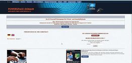Screenshot einer Website, die Webhosting-Services mit DIY-Homepage-Optionen anbietet.