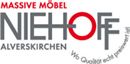 Logo von Massive Möbel Niehoff aus Alverskirchen in Grau und Rot.