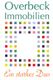 Text: "Overbeck Immobilien. Ein starkes Duo" mit buntem Quadratmuster.