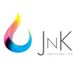 Colorful abstract logo with text "JNK services inc" in sleek, modern font.