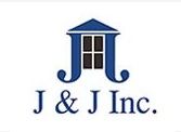 Blue "J & J Inc." logo with a stylized house design above.