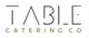 Logo of Table Catering Co with minimalist, stylish text design.