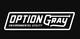"Option Gray Environmental Utility" logo with a black background and white text.