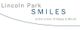 "Lincoln Park Smiles logo with tagline: 'at the corner of Happy & Mouth.'"