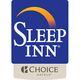 Sleep Inn logo with crescent design, part of Choice Hotels branding.