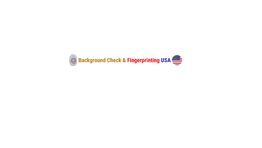 USA logo with "Background Check & Fingerprinting USA" text in multicolor.