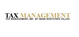 Tax Management Inc. logo with the name Irene Kostetsky, EA, CES.