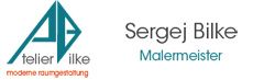 Logo von Atelier Bilke und Sergej Bilke, Malermeister.