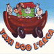 Animali su un'arca con ruote, testo "TAXI DOG L'ARCA" in basso.