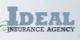 Ideal Insurance Agency logo with large blue "IDEAL" text.