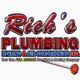 Rich's Plumbing and Heating logo with a red plunger illustration.