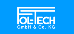 Blaues Logo mit "FO-TECH GmbH & Co. KG" in weißer Schrift.