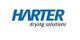 Logo mit dem blauen Text "HARTER" und darunter "drying solutions".