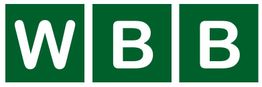 Grünes Logo mit den weißen Buchstaben W, B, B in drei quadratischen Feldern.