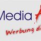 Logo mit Text "MultiMedia Art. Werbung die ankommt!" in blau und rot.