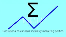 Logotipo de Escala con texto: "Consultoría en estudios sociales y marketing político".