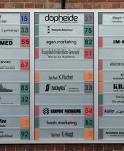 Wegweisende Schilder