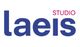 Logo mit blauem Text "laeis" und rotem Wort "STUDIO" oben rechts.