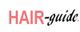 Logo mit rotem "HAIR-" und schwarzem "guide" auf weißem Hintergrund.